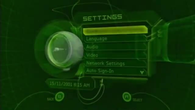 Original Xbox Startup and Dashboard