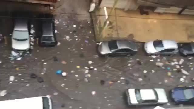 وضعیت زباله های خیابانی در بیروت است که به اینجا رسیدند