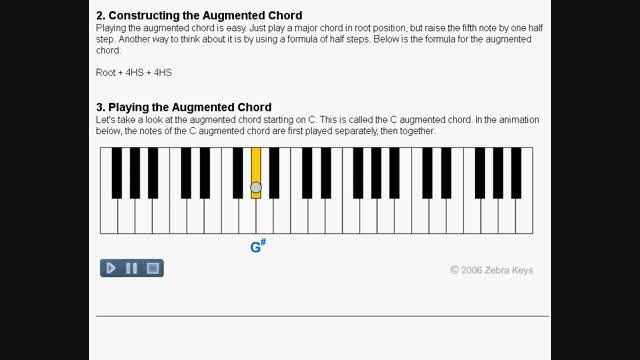 آکورد شناسی - chord augmented
