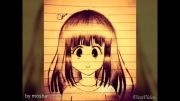 نقاشی من از دختر انیمه ای_anime girl