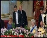 سوتی اوباما در مقابل ملکه ی انگلیس