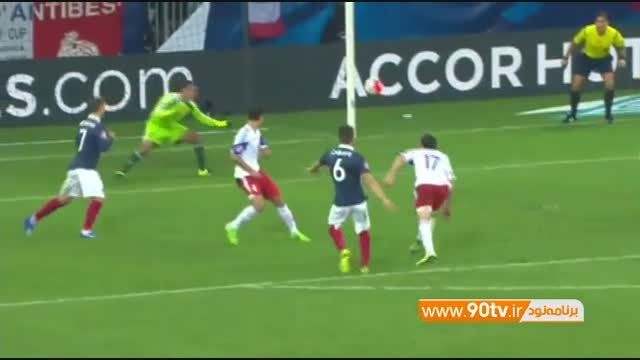 گلهای بازی: فرانسه ۴-۰ ارمنستان