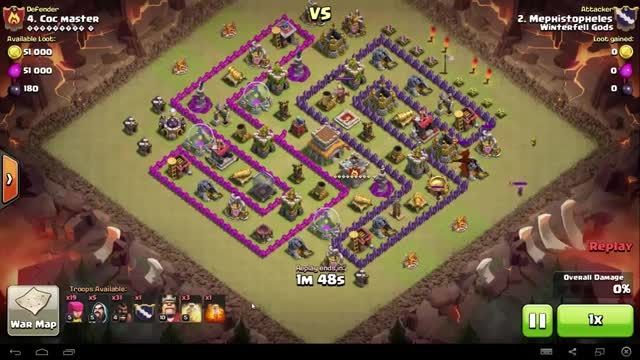 Clash of Clans - TH8 - Full Hog - War 76 - Mephistophel