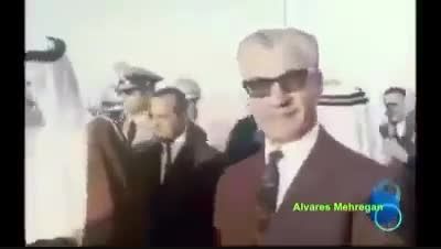 رقصیدن پادشاه عربستان مقابل محمدرضا پهلوی