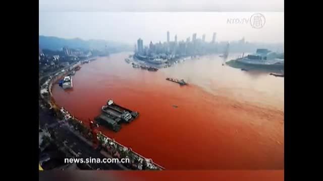 حادثه عجیب در رودخانه ی یانگ تسه در چین !!