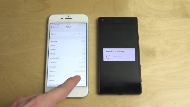 کدامیک سریعتر است؟ iPhone 6s یا Xperia Z5 Compact ؟