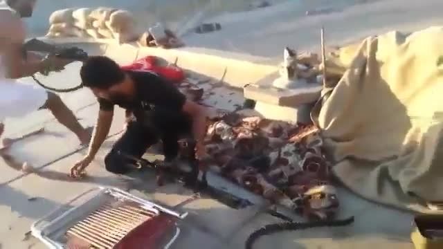 تکه تکه کردن بدن توسط داعش