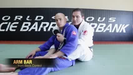 armbar from back control 3