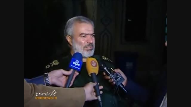 ورود پیکر پاک سردار شهید حاج حسین همدانی به تهران