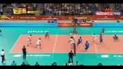 اولین بازی والیبال ایران در قهرمانی جهان 2014