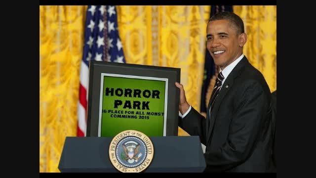 علاقه ی اوباما به پارک وحشت! از کفت نره.
