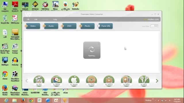 کار با برنامهFreemake Video Converter