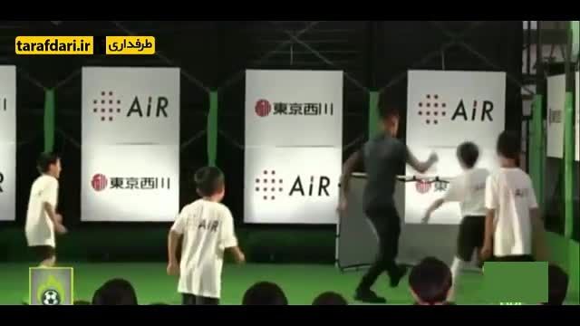 گل نمایشی نیمار در یک رویداد تبلیغاتی در ژاپن