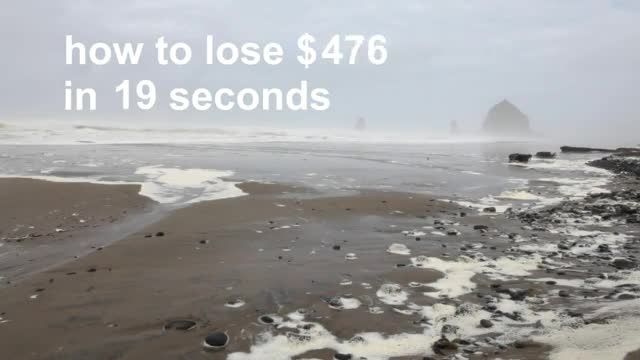 آموزش به آب دادن یک دوربین 2400 دولاری در 24 ثانیه!