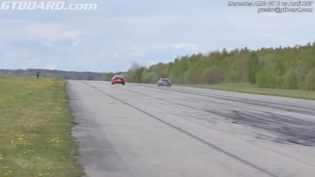 مرسدس بنز AMG GT S در مقابل آئودی RS7