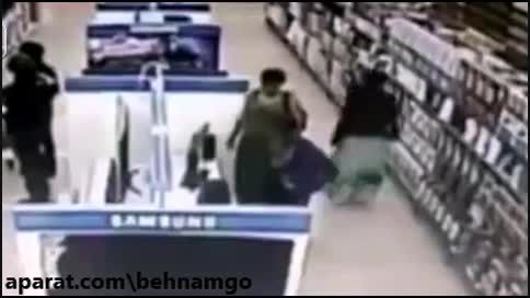 دزدی خنده دار دخترها از مغازه..!
