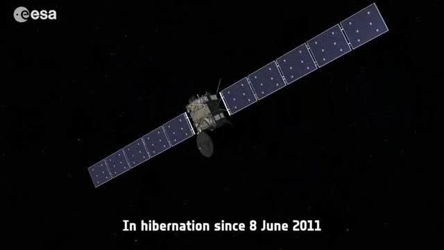 بیدار شدن ماهواره ی روزتا در فضا