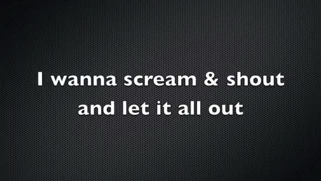 Scream and Shout | Will.i.am ft Britney Spears | Lyrics