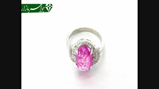 انگشتر نقره اپال سنتاتیک زنانه - کد 5534