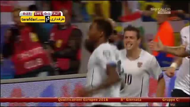 خلاصه بازی سوئد 1-4 اتریش (گلزنی ابراهیموویچ)