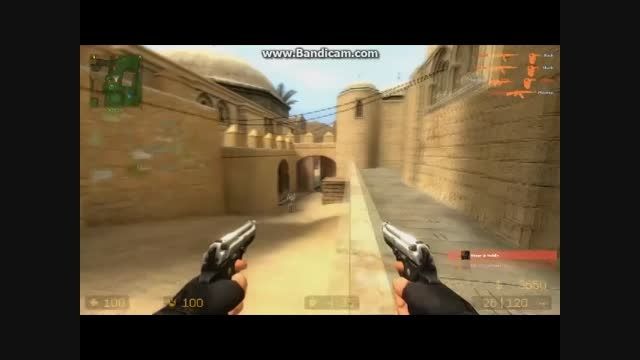 counter strike :source (dust 2 map) my first gameplay!