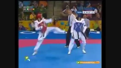 Taekwondo Mexico vs Brasil Panamericanos Toronto 2015