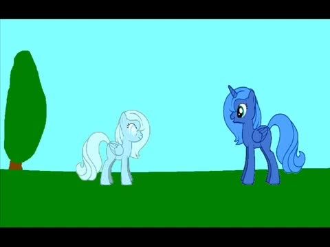 &quot;Adventure on the moon (mlp) Luna and Snowdrop&quot;