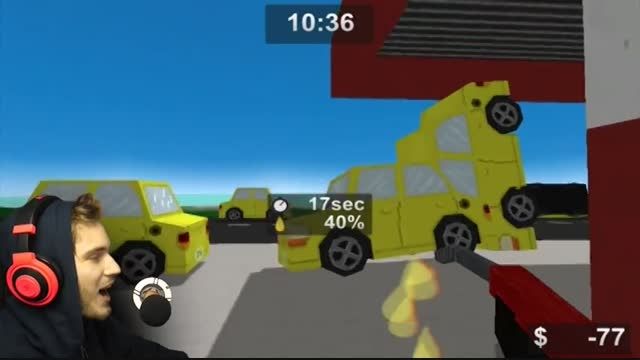 PEWDIEPIE GAS PUMPING SIMULATOR