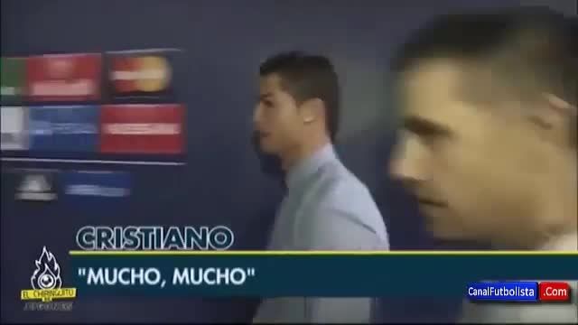 بی توجهی کریستیانو رونالدو به خبرنگاران بعد از بازی
