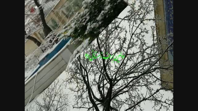 برف زمستان سال 91 (اداره کل نوسازی مدارس استان مرکزی)