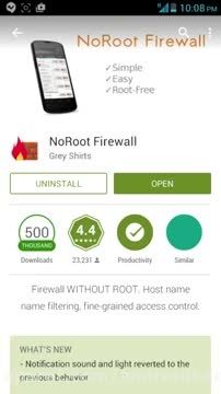 NoRoot Data Firewall