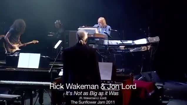 Rick Wakeman and Jon Lord