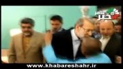 عیادت دکتر لاریجانی و هاشمی استاندار تهران از جانبازان