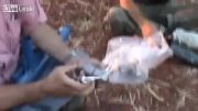 خمپاره انداز 60 دوش پرتاب! نوآوری از برادران تکفیری در سوریه