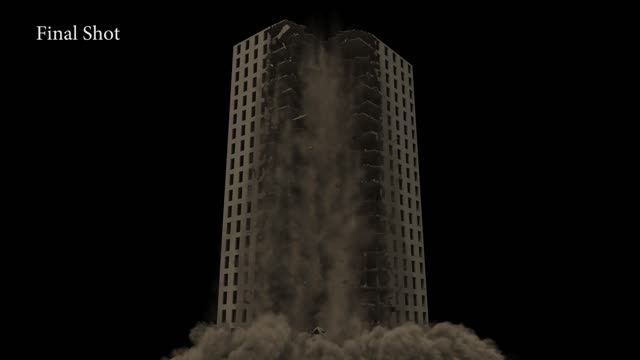 Building Destruction FX - 3ds Max , Thinking Particles