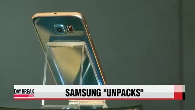 Samsung &quot;unpacks&quot; Galaxy S6