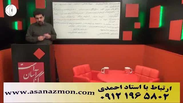 تدریس تکنیکی و کنکوری استاد حسین احمدی - کنکور 6