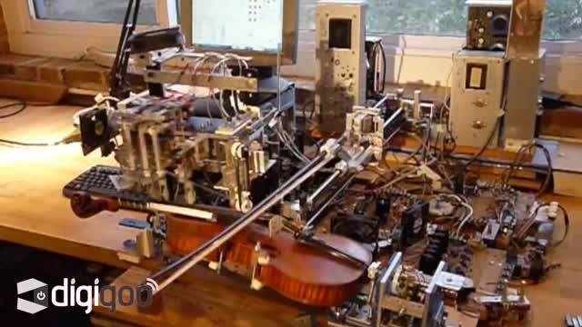 ساخت ربات نوازنده ویولن