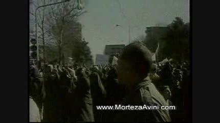 حمله هواپیما ها در راهپیمایی 22 بهمن