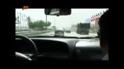 تعقیب و گریز پلیس در بزرگراه تهران