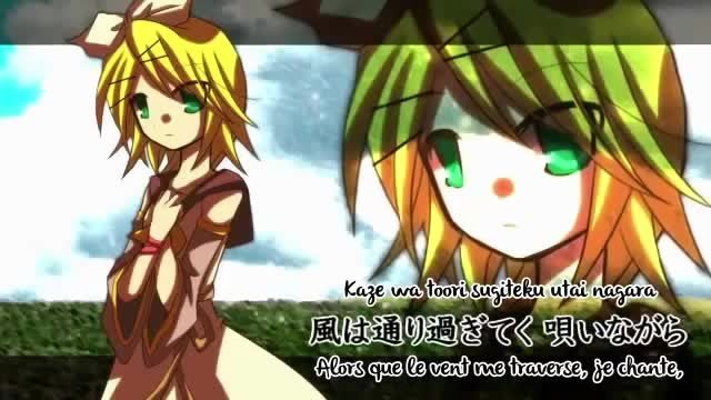 Kagamine Rin  Len - Kaze no Uta -Song of the wind