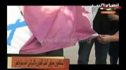 آتش زدن پرچم اسرائیل وقطر در قاهره