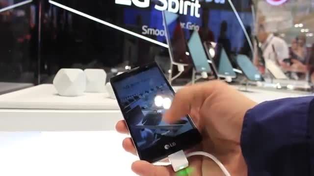 معرفی اسمارتفون LG Spirit در نمایشگاه mwc 2015