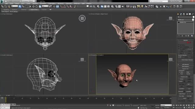 Creating Morpher Targets for Facial Animation in 3DS Ma