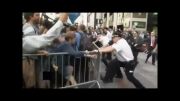 برخورد پلیس آمریکا با معترضان در وال استریت