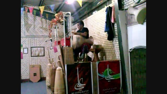 نوای زیبا وضرب قشنگ مرشد میثم غیبی زورخانه علمدار شیراز