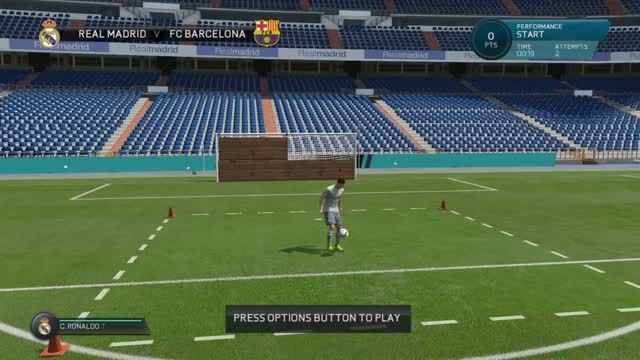 حرکات نمایشی با توپ در fifa 16(با بازی خودم)
