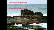 فیلم استوك برخورد موج دریا با صخره