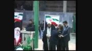 گوشه ای از مراسم افتتاحیه(حسینیه تخماقلو)
