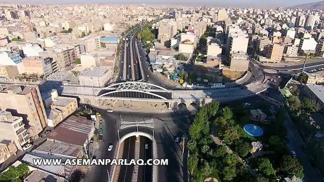 فیلم هوایی فاز دوم پروژه پل حمید تبریز